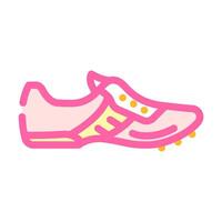 sportlich Schuhe Kleidung Farbe Symbol Illustration vektor