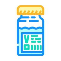 Impfungen Medikamente Apotheke Farbe Symbol Illustration vektor