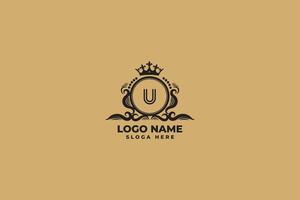 Luxus Brief u Logo Design vektor