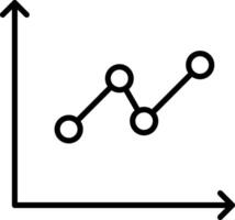 Linie Grafik Linie Symbol vektor