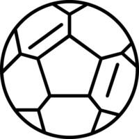 Symbol für die Fußballlinie vektor