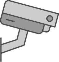 Überwachungskamera-Icon-Design vektor