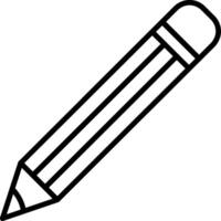 penna linje ikon vektor