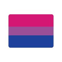 bisexuell Flagge Symbol vektor