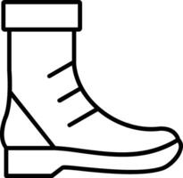 Boot-Line-Symbol vektor