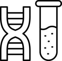 DNA-Leitungssymbol vektor