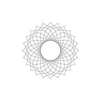 Zier Kreis Form, zeitgenössisch mandala, optisch Illusion, können verwenden zum Dekoration aufwendig, Hintergrund, Hintergrund, Textil, Fliese, Papier drucken, Teppich Muster oder Grafik Design Element vektor