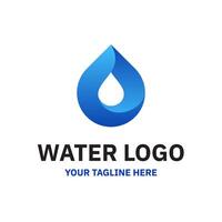 Meer Wasser fallen Umgebung Logo vektor