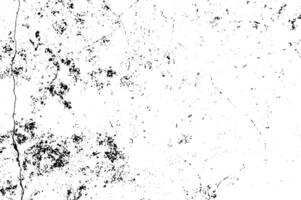 Grunge Hintergrund . Textur schwarz und Weiß alt Oberfläche. abstrakt einfarbig Hintergrund Muster mit Tinte Flecken, Risse, Flecken. zum Drucken und Design vektor