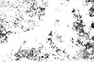 grunge textur. bakgrund av svart och vit textur. abstrakt svartvit mönster av fläckar, sprickor, prickar, pommes frites. vektor
