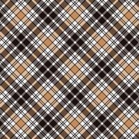 nahtlos Muster von Plaid. prüfen Stoff Textur. gestreift Textil- print.checkered Gingham Stoff nahtlos Muster. nahtlos Muster. vektor