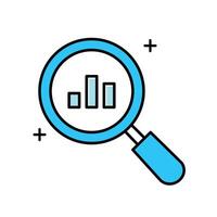 Analysieren Kontext Symbol Design vektor