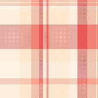 Muster Stoff von Plaid nahtlos prüfen mit ein Textur Tartan Textil- Hintergrund. vektor