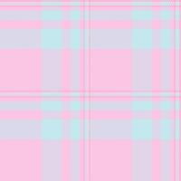 illustration pläd bakgrund tyg, geometrisk textur textil. irländsk tartan mönster sömlös kolla upp i ljus och rosa färger. vektor