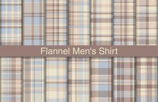 flanell pläd buntar, textil- design, rutig tyg mönster för skjorta, klänning, kostym, omslag papper skriva ut, inbjudan och gåva kort. vektor