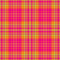 Plaid nahtlos Muster. prüfen Stoff Textur. Textil- drucken. vektor