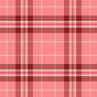 Plaid prüfen Tartan von Hintergrund Textur mit ein Textil- Stoff Muster nahtlos. vektor