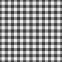 festlich Stoff Textil- Hintergrund, gut nahtlos Textur Plaid. Madras Tartan Muster prüfen im grau und Weiß Farben. vektor