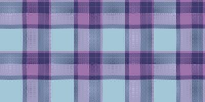 Erbe Textur nahtlos überprüfen, Schule Tartan Textil- Plaid. zart Muster Stoff Hintergrund im Licht und Indigo Farben. vektor