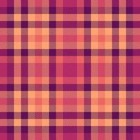 nahtlos Textil- Stoff von Hintergrund Textur Muster mit ein prüfen Tartan Plaid. vektor