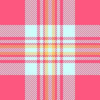 Stoff prüfen Tartan von nahtlos Muster mit ein Hintergrund Textur Textil- Plaid. vektor