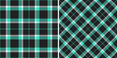 tyg tartan sömlös av textil- textur med en kolla upp mönster pläd bakgrund. vektor