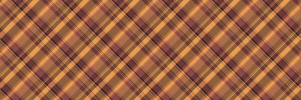 Kind Textil- Hintergrund, minimal Tartan nahtlos überprüfen. Variation Textur Stoff Muster Plaid im Orange und rot Farben. vektor