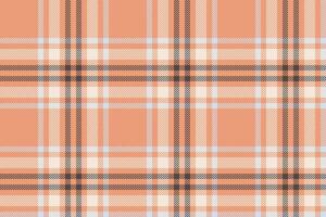 Plaid Hintergrund, prüfen nahtlos Muster im Beige. Stoff Textur zum Textil- drucken, Verpackung Papier, Geschenk Karte oder Hintergrund. vektor