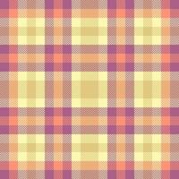 Muster Hintergrund Textil- von Stoff Plaid Textur mit ein Tartan nahtlos prüfen . vektor