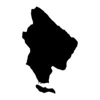 la altagracia provins Karta, administrativ division av Dominikanska republik. illustration. vektor
