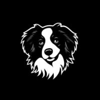 Hund - - minimalistisch und eben Logo - - Illustration vektor