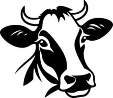 Kuh, schwarz und Weiß Illustration vektor