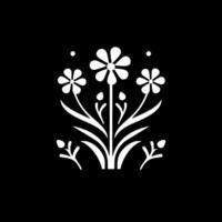 blommor - hög kvalitet logotyp - illustration idealisk för t-shirt grafisk vektor