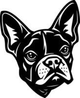 Französisch Bulldogge - - hoch Qualität Logo - - Illustration Ideal zum T-Shirt Grafik vektor