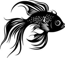 Goldfisch - - hoch Qualität Logo - - Illustration Ideal zum T-Shirt Grafik vektor