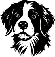 Terrier - - minimalistisch und eben Logo - - Illustration vektor