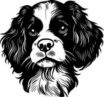 terrier - minimalistisk och platt logotyp - illustration vektor