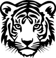 Tiger - - minimalistisch und eben Logo - - Illustration vektor