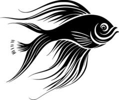 angelfish - hög kvalitet logotyp - illustration idealisk för t-shirt grafisk vektor