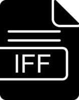 iff Datei Format Glyphe Symbol vektor