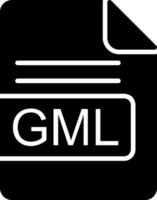 gml fil formatera glyf ikon vektor
