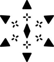 Feuerwerk-Glyphe-Symbol vektor