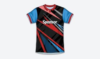 sporter skjorta design redo till skriva ut fotboll skjorta för sublimering vektor