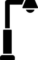 Glyphen-Symbol für Straßenlaternen vektor