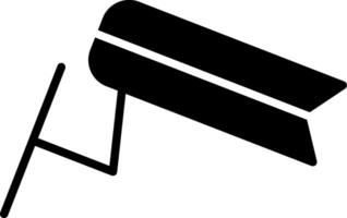Symbol für Überwachungskamera-Glyphe vektor