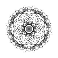 kreativ lätt cirkel blomma blommig mandala design för fri ladda ner vektor