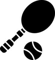 Tennis-Glyphen-Symbol vektor