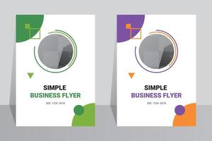 modern företag organisation kreativ flygblad broschyr broschyr design mall vektor