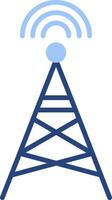 Radio Turm eben Symbol vektor