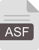 asf Datei Format eben Symbol vektor